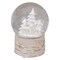 Northlight 5.5&#x22; White Reindeer Woodland Scene Musical Christmas Snow Globe
